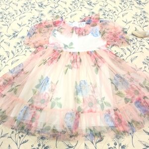 3 For $15 Floral Tulle Dress